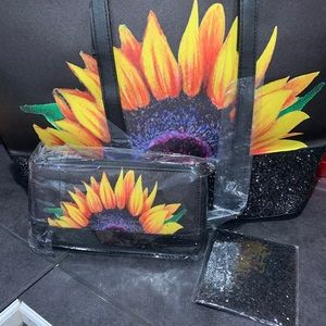 Three piece sunflower set